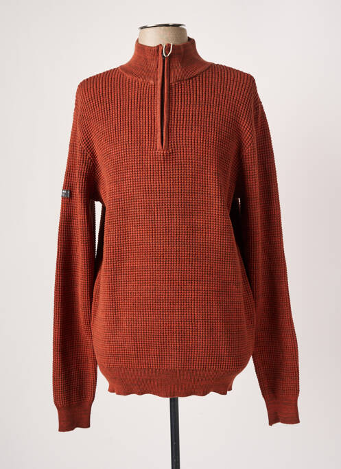 Pull orange DEELUXE pour homme