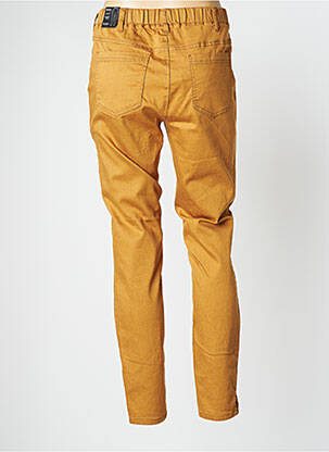 Jegging tissage popeline taille normale marron CISO femme