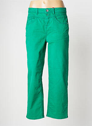 Jeans coupe droite vert STREET ONE pour femme