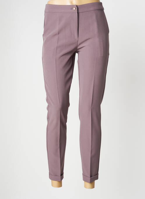 Pantalon 7/8 violet YES.ZEE pour femme