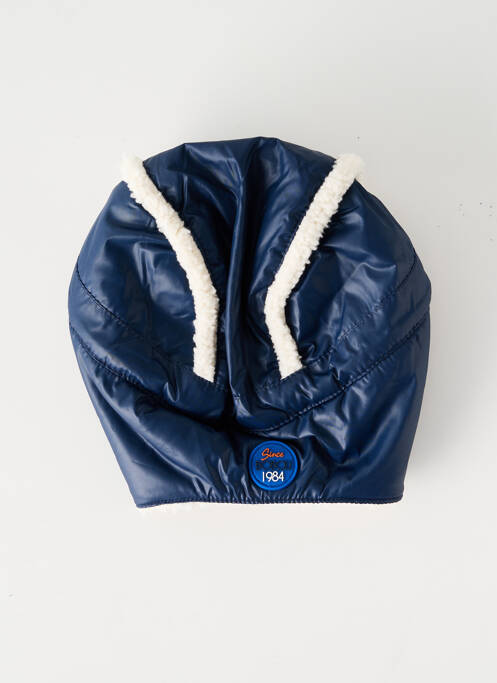 Bonnet empiècements bleu BOBOLI garcon