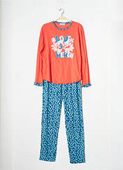 Pyjama orange MASSANA pour femme seconde vue
