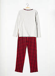 Pyjama rouge MASSANA pour femme seconde vue