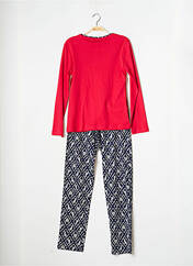 Pyjama rouge MASSANA pour femme seconde vue