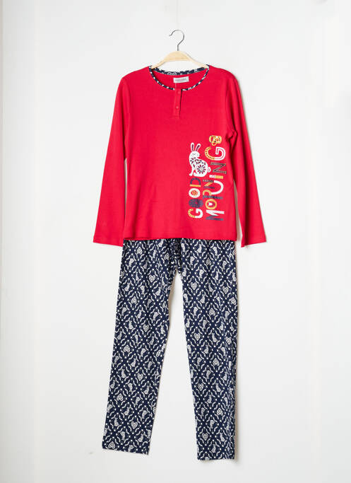 Pyjama rouge MASSANA pour femme