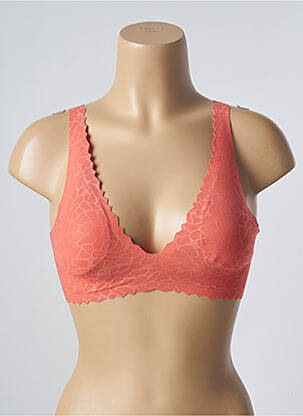 Soutien-gorge sans armature brassieres orange SLOGGI femme