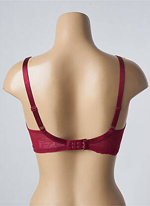 Soutien-gorge tissage dentelle haut soutien-gorge emboitant rouge TRIUMPH femme