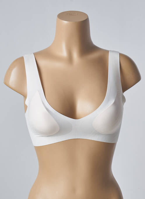 Soutien-gorge sans armature haut soutien-gorge moulé beige SLOGGI femme