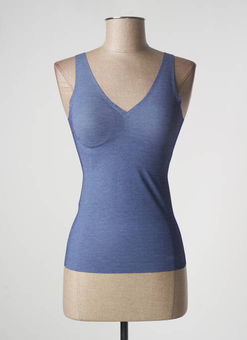 Top bleu SLOGGI pour femme