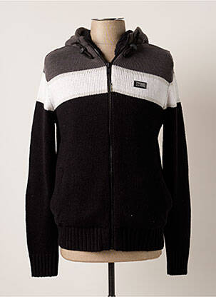Veste casual resserrée sur le bas noir JACK & JONES homme