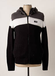 Veste casual resserrée sur le bas noir JACK & JONES homme
