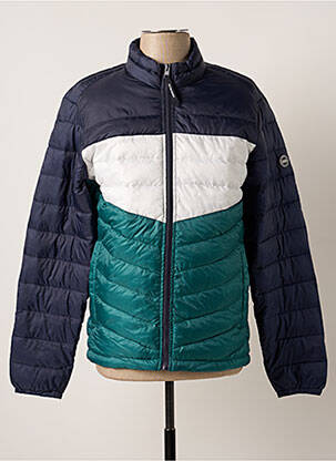 Doudoune poches sans capuche bleu JACK & JONES homme