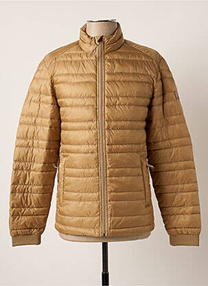 Doudoune poches sans capuche beige JACK & JONES homme