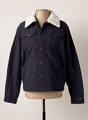 Veste casual fermeture boutonnée sur le devant bleu JACK & JONES homme