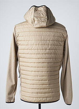 Doudoune manches longues a capuche beige JACK & JONES homme