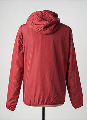 Imperméable coupe droite a capuche rouge JACK & JONES homme