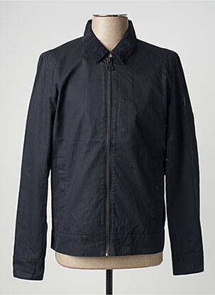 Veste casual poignets pressionnés bleu JACK & JONES homme