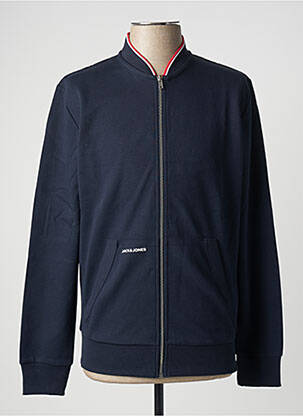 Veste casual coupe droite bleu JACK & JONES homme