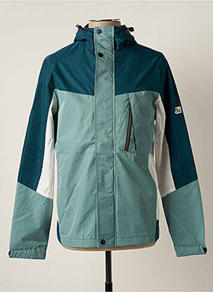 Coupe-vent poches a capuche vert JACK & JONES homme
