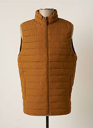 Doudoune poches sans capuche marron JACK & JONES homme