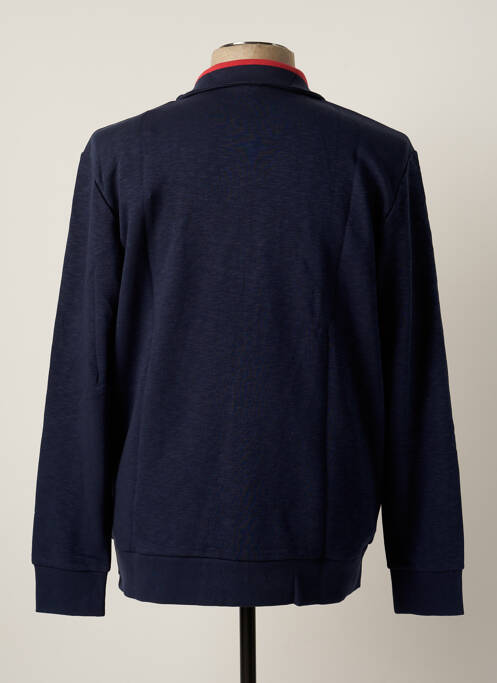 Gilet manches longues bleu JACK & JONES pour homme