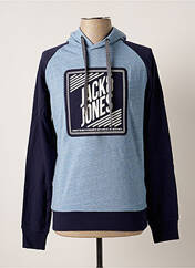 Sweat-shirt à capuche bleu JACK & JONES pour homme seconde vue