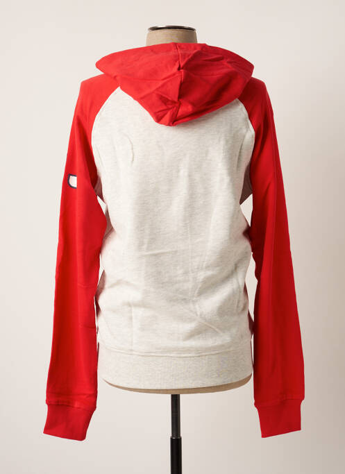 Sweat-shirt à capuche rouge JACK & JONES pour homme