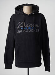 Sweat-shirt à capuche noir JACK & JONES pour homme seconde vue