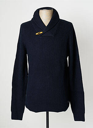 Pull stretch manches longues bleu JACK & JONES homme