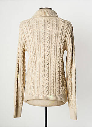 Pull maille torsadée manches longues bleu JACK & JONES homme