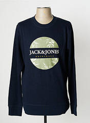 Sweat-shirt bleu JACK & JONES pour homme seconde vue