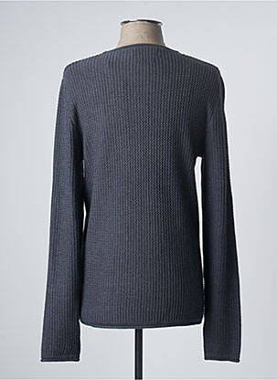 Pull stretch manches longues bleu JACK & JONES homme