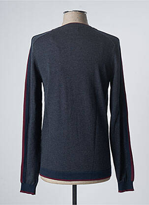 Pull stretch manches longues bleu JACK & JONES homme