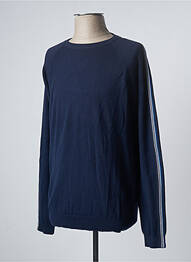 Pull stretch manches longues bleu PREMIUM DE JACK AND JONES homme