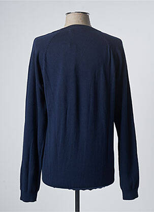 Pull stretch manches longues bleu PREMIUM DE JACK AND JONES homme