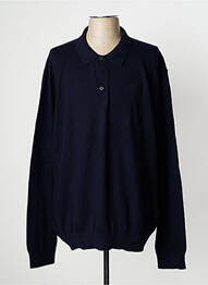 Pull stretch manches longues bleu JACK & JONES homme