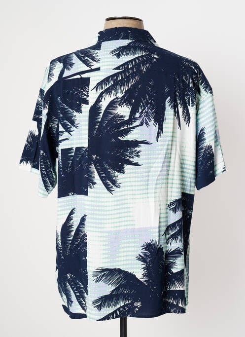 Chemise manches courtes bleu JACK & JONES pour homme