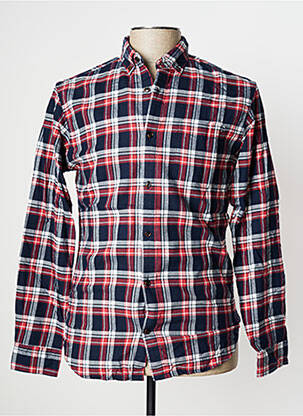 Chemise manches longues manches longues bleu JACK & JONES homme