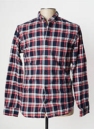 Chemise manches longues poches poitrine bleu JACK & JONES homme