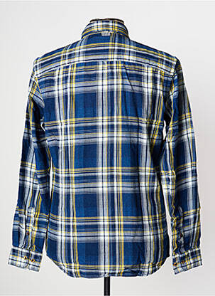 Chemise manches longues manches longues bleu JACK & JONES homme