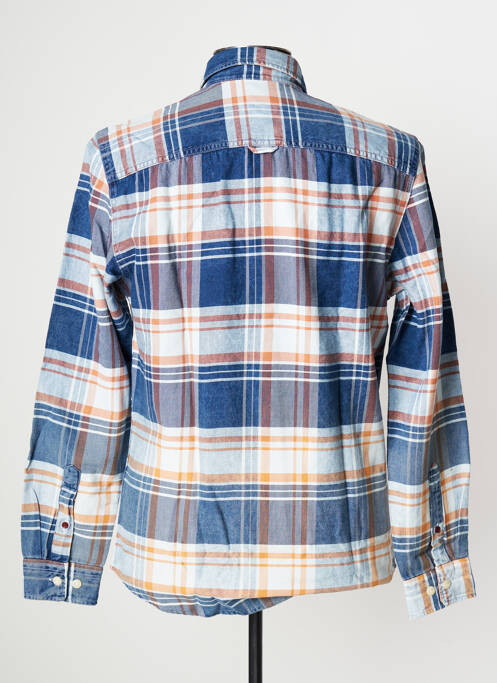 Chemise manches longues bleu JACK & JONES pour homme
