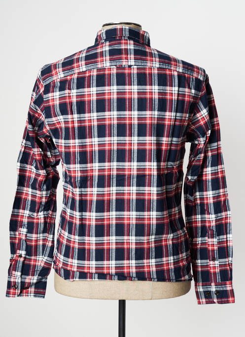 Chemise manches longues bleu JACK & JONES pour homme