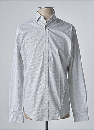 Chemise manches longues manches longues blanc JACK & JONES homme