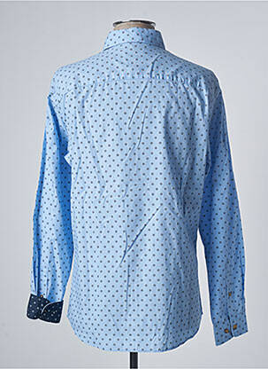 Chemise manches longues poches poitrine bleu JACK & JONES homme