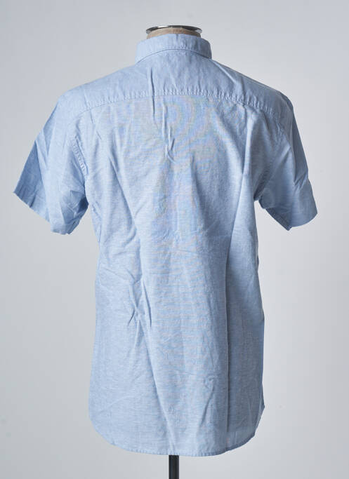 Chemise manches courtes bleu JACK & JONES pour homme