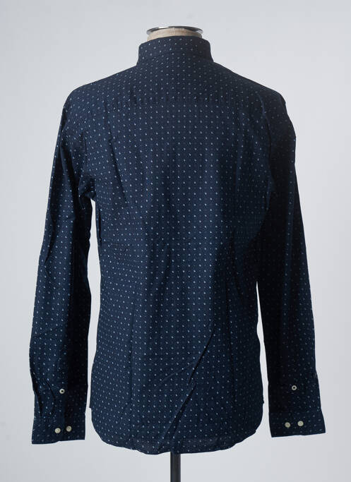 Chemise manches longues bleu JACK & JONES pour homme