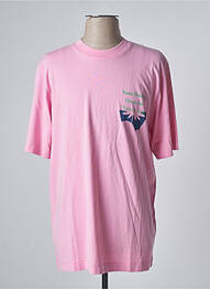 T-shirt coupe droite manches courtes rose JACK & JONES homme
