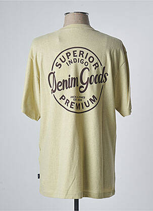 T-shirt coupe droite manches courtes vert JACK & JONES homme