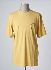 T-shirt jaune JACK & JONES pour homme seconde vue