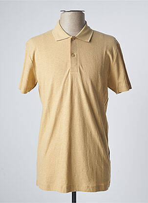 Polo tissage jersey manches courtes jaune JACK & JONES homme
